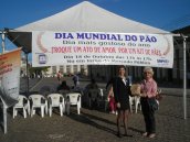 Panificadores em ação social no Mercado