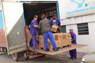 Banco de Alimentos recebe 6.000 litros de suco de uva